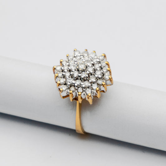 Sunflower Diamond Ring